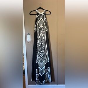 Eliza J Black and White Polka Dot Dress